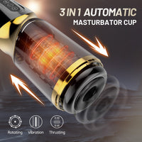 UNIMAT Beck? ¢ò 6 Thrusting & Vibrating Automatic Masturbation Cup