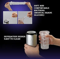 Piston Hands-Free Auto-Retractable Masturbation Cup