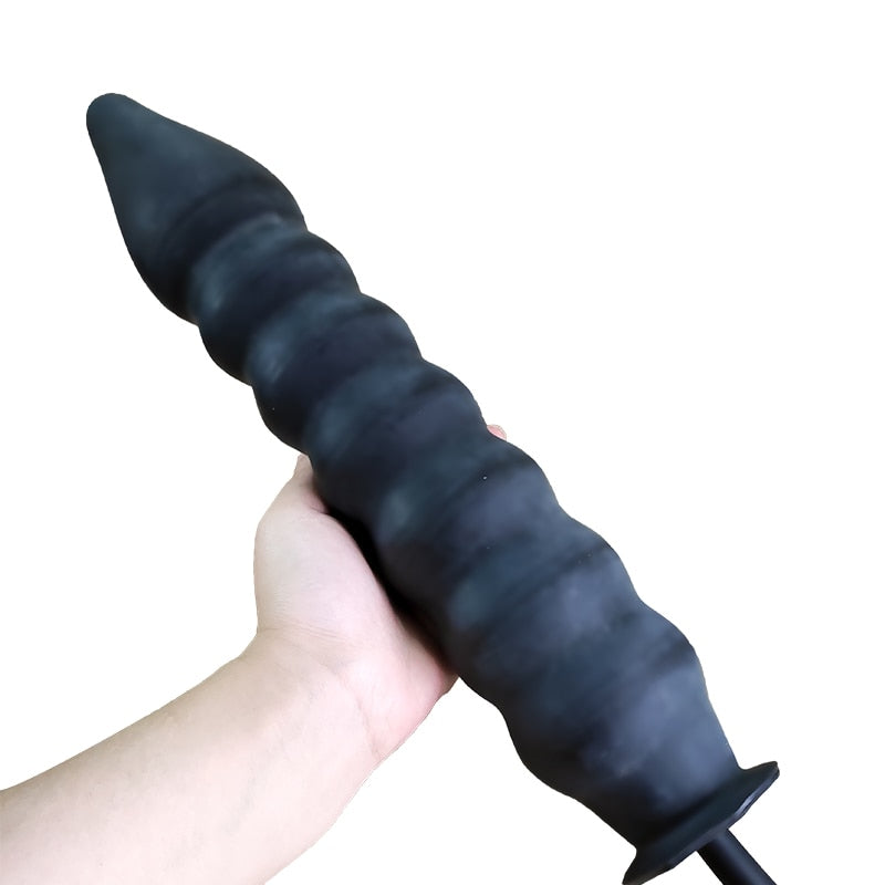 Super Long Anal Plug Inflatable Drill-Shape Large/Huge Anal Plug Expan| adultloves Super Long Anal Plug Inflatable Drill-Shape Large/Huge Anal Plug Expan| adultloves
