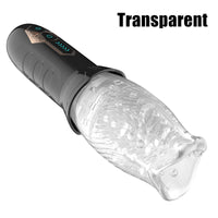 TORNADO-5 Rotating £¦10 Vibrating Transparent sleeve Oral Sex Cup