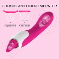 Sucking Vibrator With Tongue
