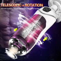 Full Automatic Piston Telescopic Rotation Male Masturbator Cup