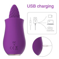 Clitoral Tongue Vibrator with 10 Strong Vibration Modes