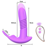 Wearable Dildo Telescopic Rotating Vagina Vibrator